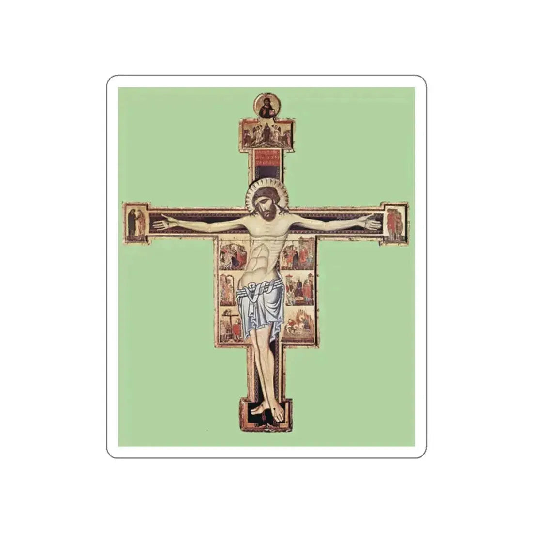 COPPO di Marcovaldo - Crucifix (Artwork) STICKER Vinyl Die-Cut Decal White Die-Cut 2 Inch - The Sticker Space