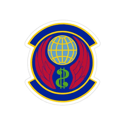 Copy of 355 Comptroller Squadron ACC (U.S. Air Force) REVERSE PRINT Transparent Die-Cut STICKER - The Sticker Space