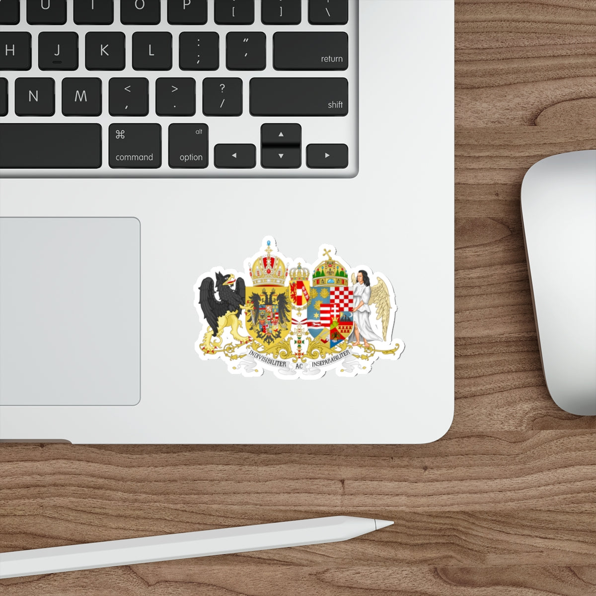 Copy of Austro-hungarian coat of arms 1914 STICKER Vinyl Die-Cut Decal-The Sticker Space