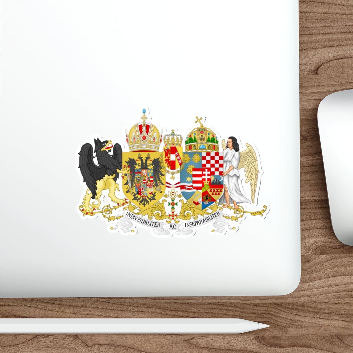 Copy of Austro-hungarian coat of arms 1914 STICKER Vinyl Die-Cut Decal-The Sticker Space