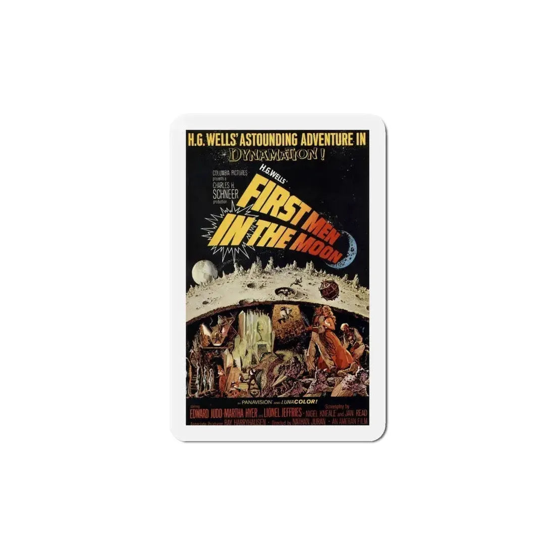 Copy of Fathom 1967 Movie Poster Refrigerator Magnet 6 Inch - The Sticker Space