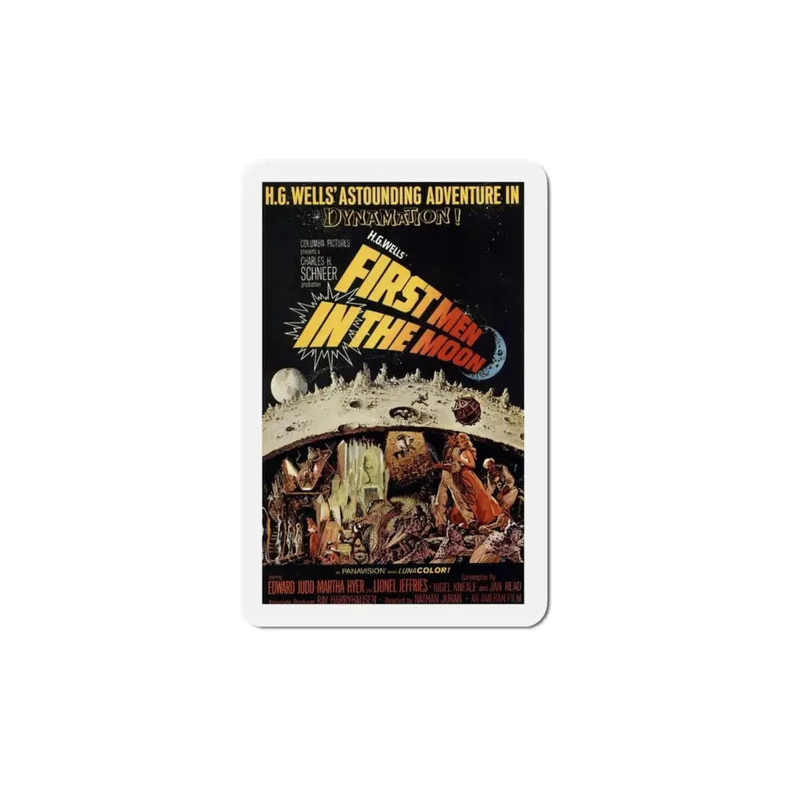 Copy of Fathom 1967 Movie Poster Refrigerator Magnet - The Sticker Space