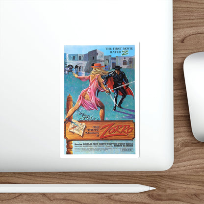 Copy of THE EROTIC ADVENTURES OF ZORRO 1972 Movie Poster STICKER Vinyl Die-Cut Decal-The Sticker Space