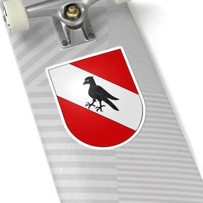 Corbières FR-coat of arms (Switzerland) (Coat of Arms) STICKER Vinyl Kiss-Cut Decal - The Sticker Space