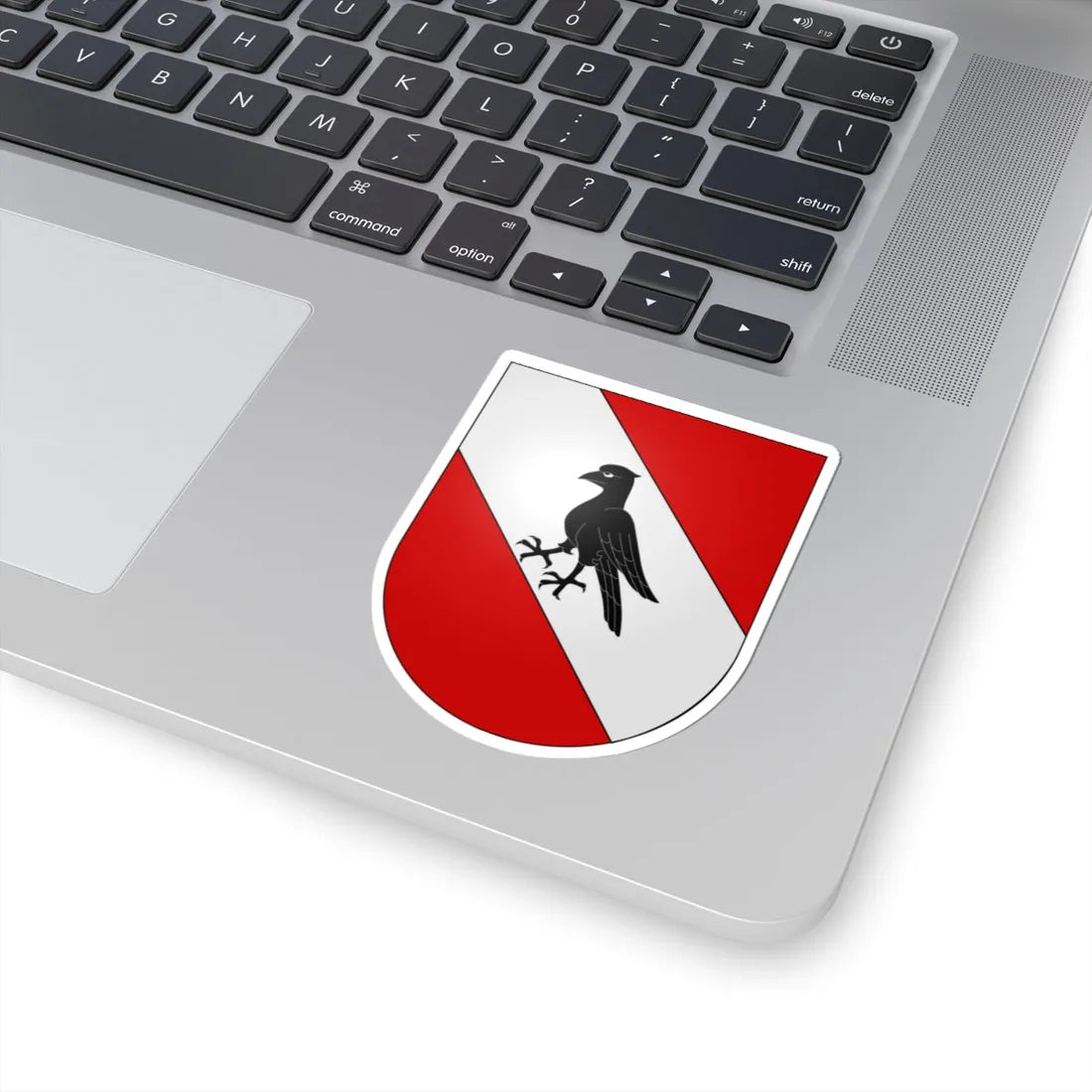 Corbières FR-coat of arms (Switzerland) (Coat of Arms) STICKER Vinyl Kiss-Cut Decal - The Sticker Space