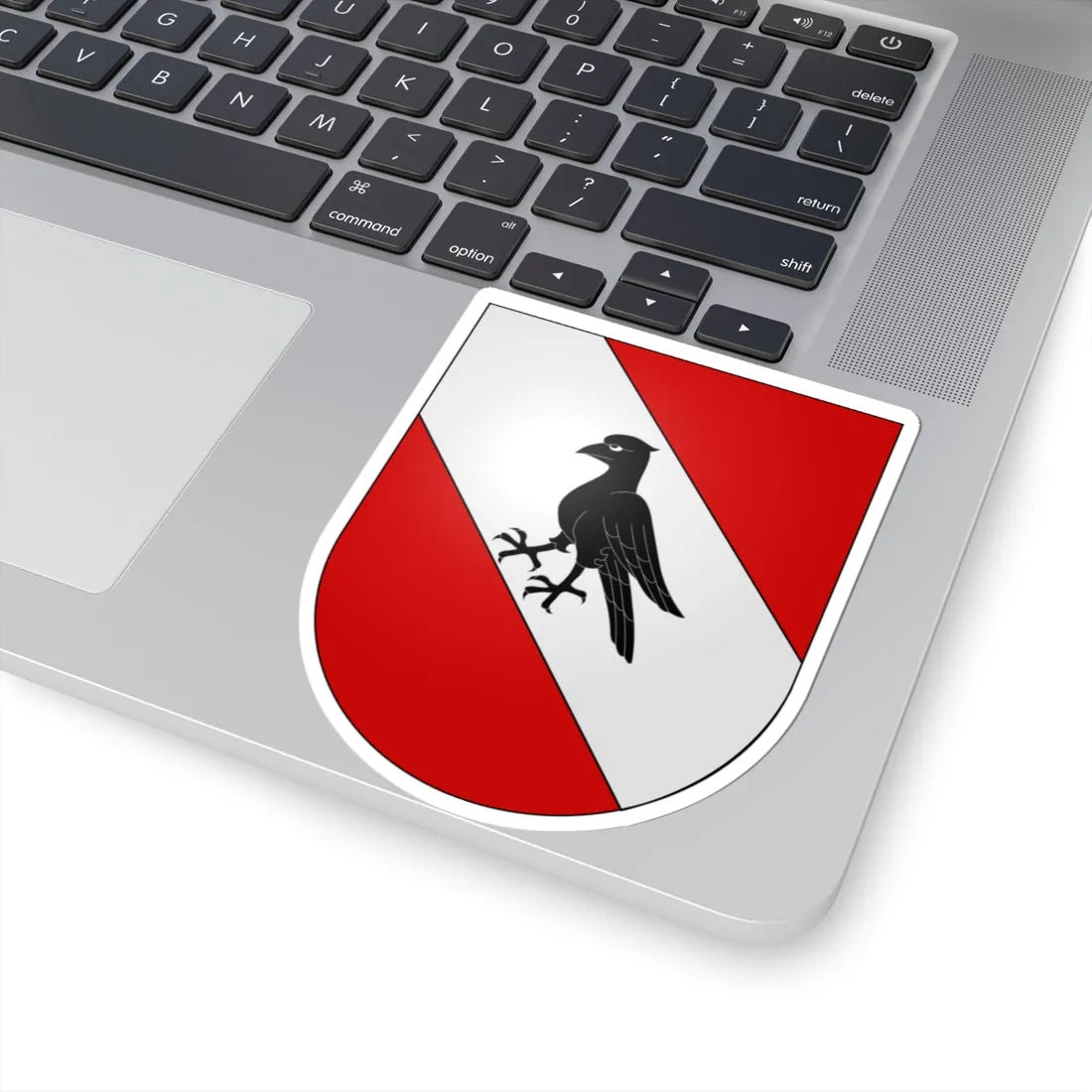 Corbières FR-coat of arms (Switzerland) (Coat of Arms) STICKER Vinyl Kiss-Cut Decal - The Sticker Space