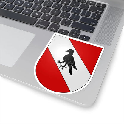 Corbières FR-coat of arms (Switzerland) (Coat of Arms) STICKER Vinyl Kiss-Cut Decal - The Sticker Space