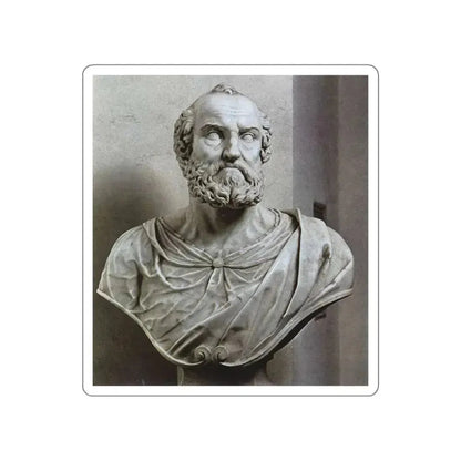 CORDIER, Nicolas - Bust of St Peter (Artwork) STICKER Vinyl Die-Cut Decal White Die-Cut 6 Inch - The Sticker Space