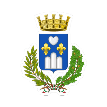 Coriano-Stemma (Italy) (Coat of Arms) STICKER Vinyl Kiss-Cut Decal 2 Inch White - The Sticker Space