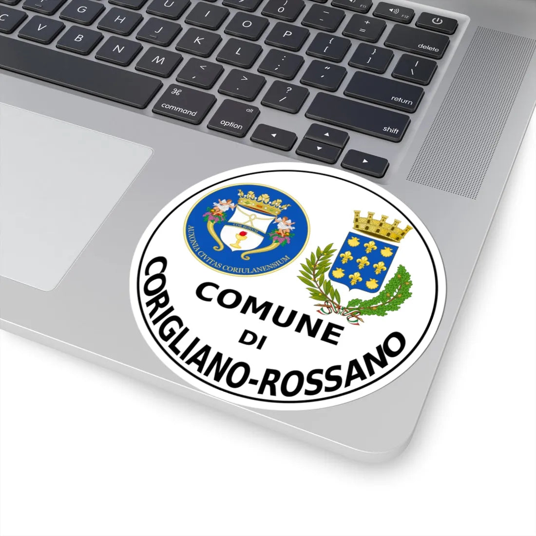 Corigliano-Rossano-Stemma (Italy) (Coat of Arms) STICKER Vinyl Kiss-Cut Decal - The Sticker Space