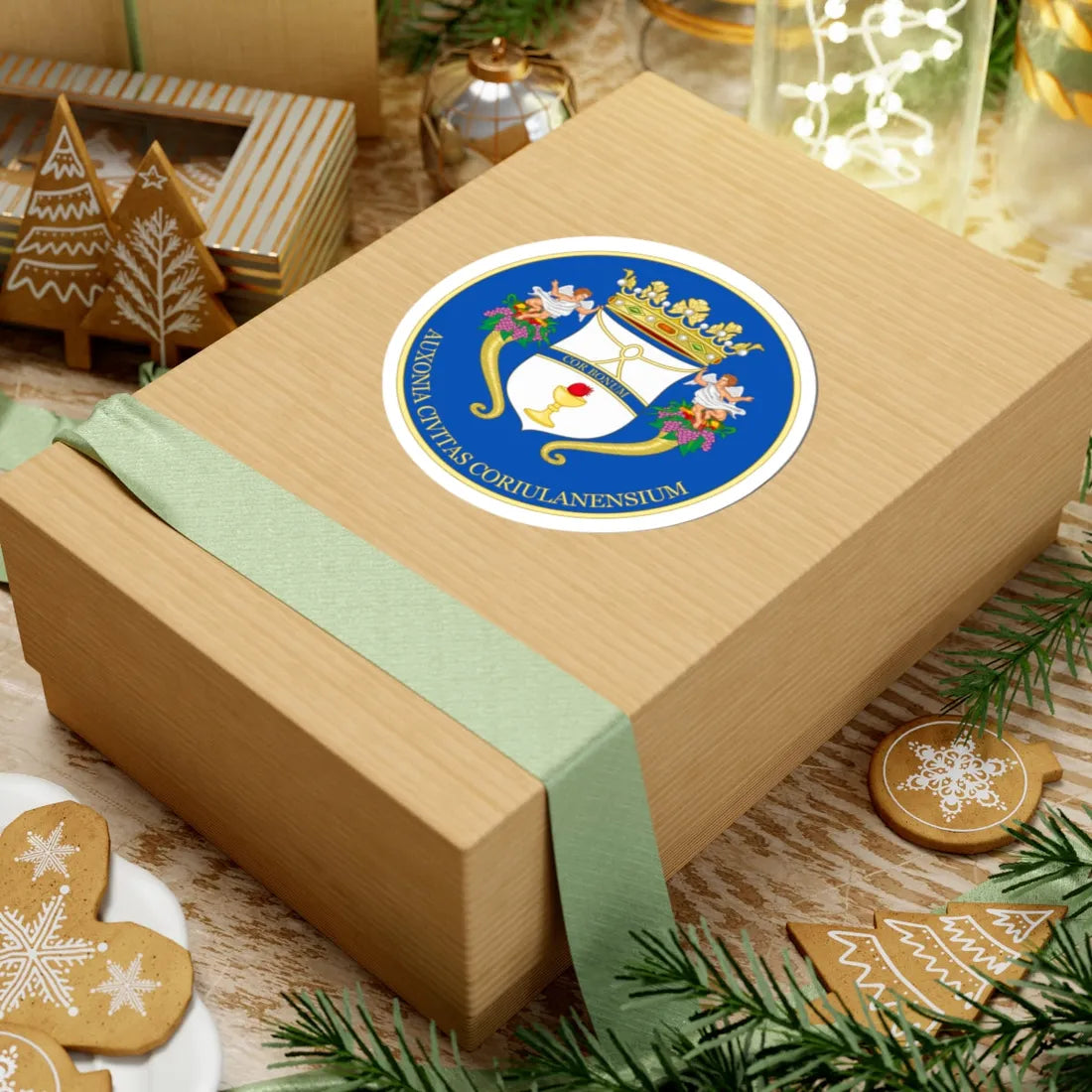 Corigliano-Stemma (Italy) (Coat of Arms) STICKER Vinyl Kiss-Cut Decal - The Sticker Space