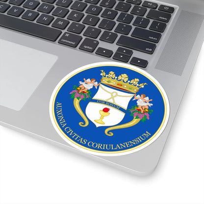 Corigliano-Stemma (Italy) (Coat of Arms) STICKER Vinyl Kiss-Cut Decal - The Sticker Space