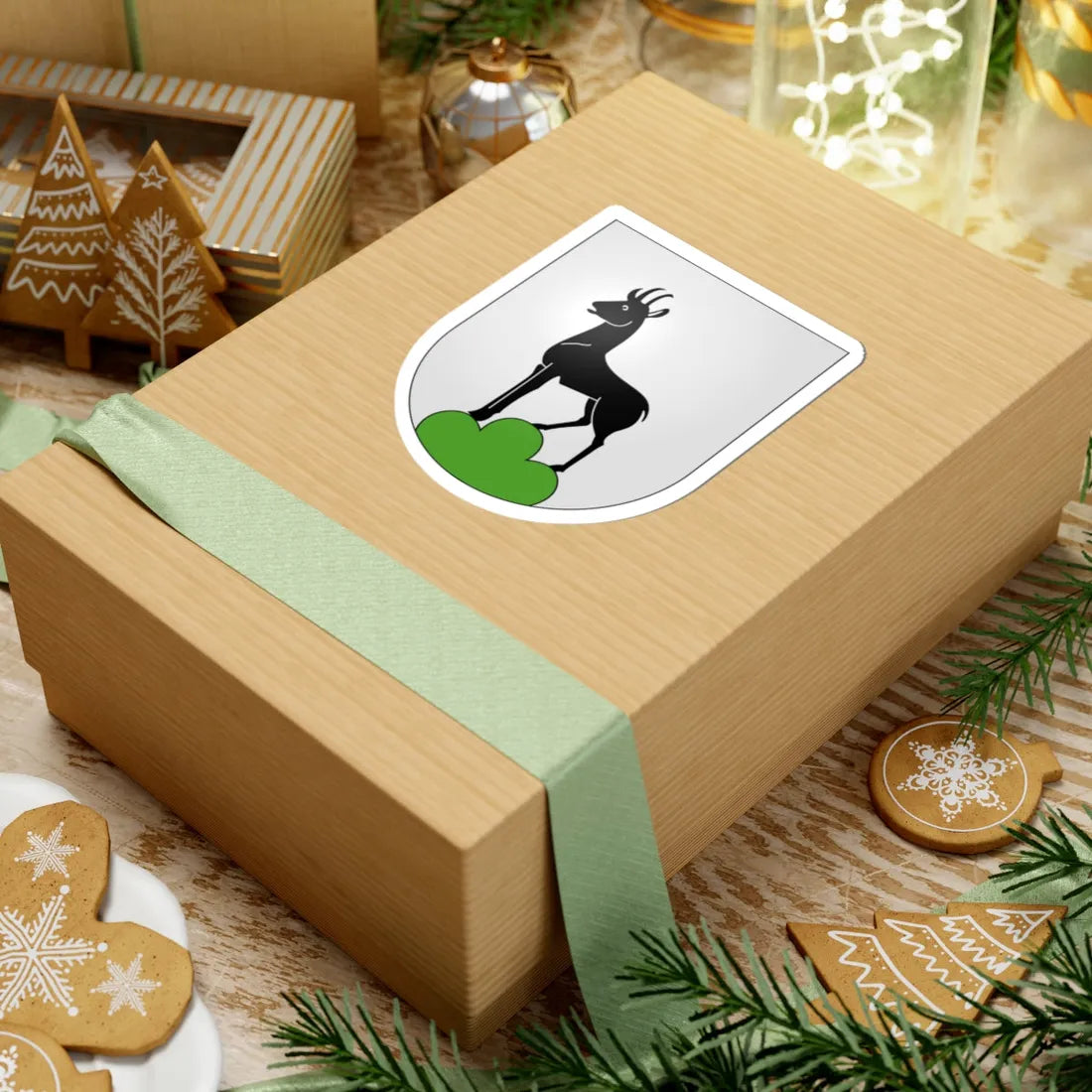 Corippo-coat of arms (Switzerland) (Coat of Arms) STICKER Vinyl Kiss-Cut Decal - The Sticker Space