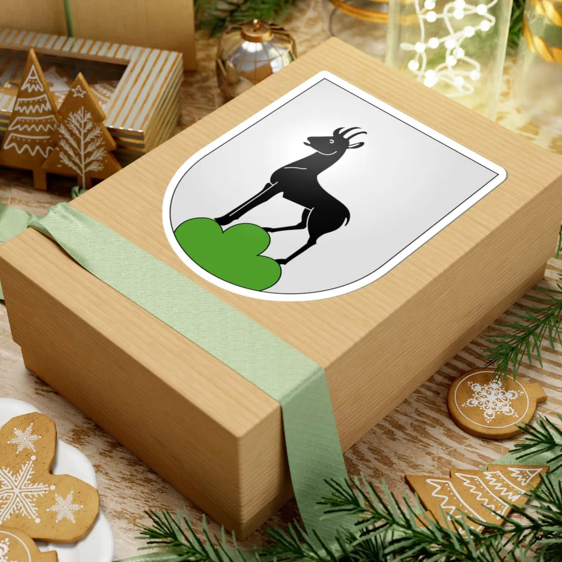 Corippo-coat of arms (Switzerland) (Coat of Arms) STICKER Vinyl Kiss-Cut Decal - The Sticker Space