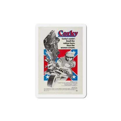 Corky 1972 Movie Poster Refrigerator Magnet 3 Inch - The Sticker Space