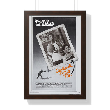 CORNBREAD, EARL AND ME 1975 - Framed Movie Poster-16″ x 24″-The Sticker Space