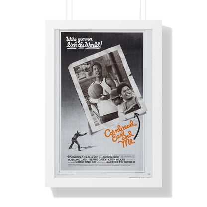 CORNBREAD, EARL AND ME 1975 - Framed Movie Poster-16″ x 24″-The Sticker Space