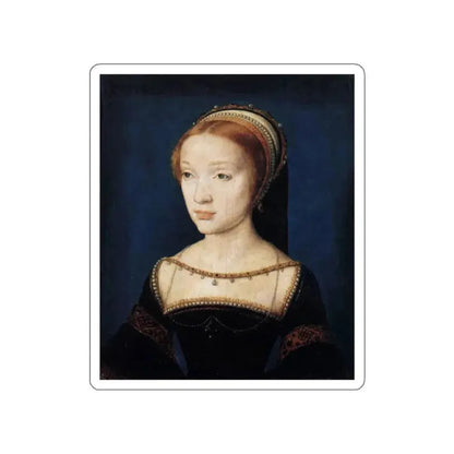 CORNEILLE de Lyon - A Young Lady (Artwork) STICKER Vinyl Die-Cut Decal White Die-Cut 5 Inch - The Sticker Space