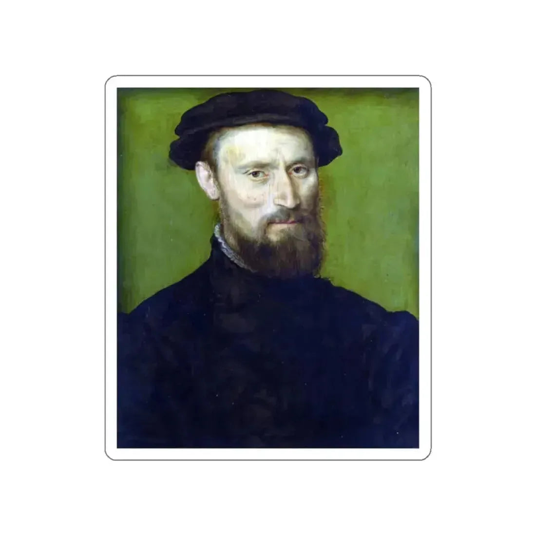 CORNEILLE de Lyon - Bust Portrait of a Man (Artwork) STICKER Vinyl Die-Cut Decal - The Sticker Space