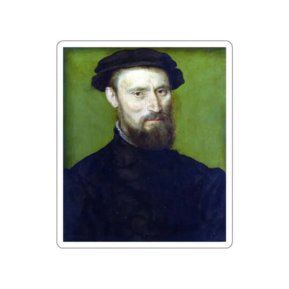 CORNEILLE de Lyon - Bust Portrait of a Man (Artwork) STICKER Vinyl Die-Cut Decal White Die-Cut 4 Inch - The Sticker Space