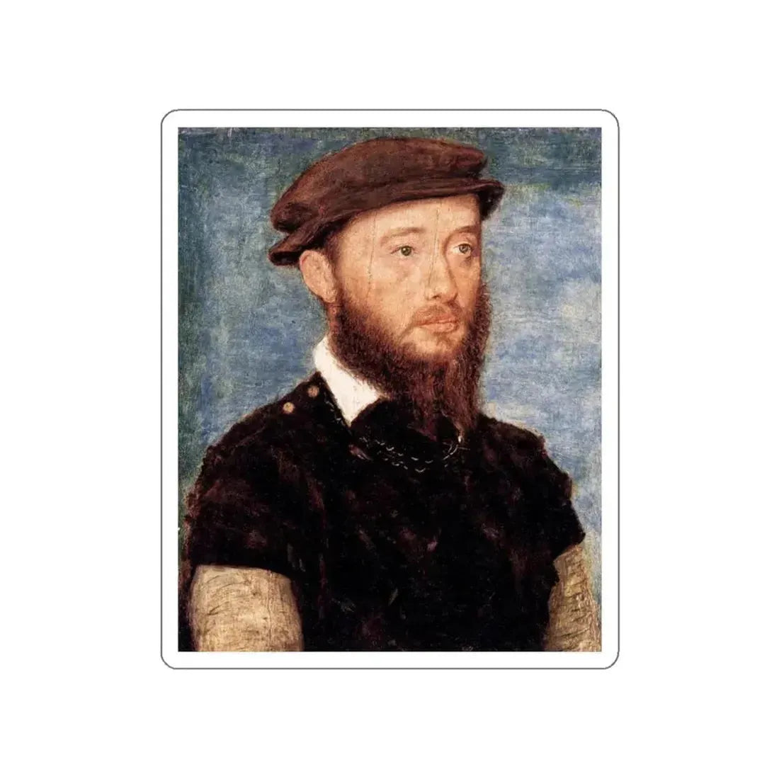 CORNEILLE de Lyon - Jean de Bourbon-Vendome (Artwork) STICKER Vinyl Die-Cut Decal White Die-Cut 3 Inch - The Sticker Space