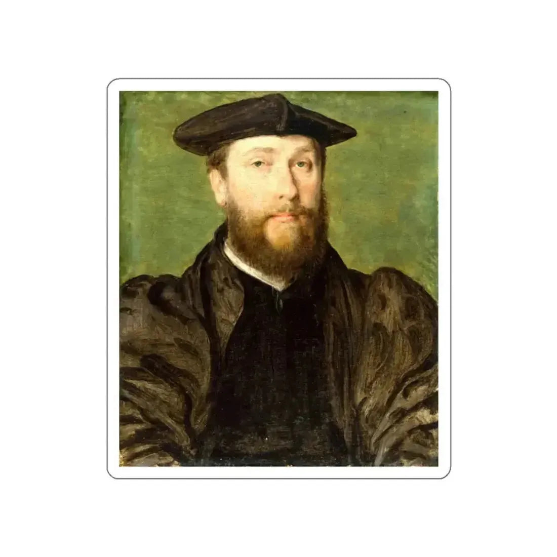 CORNEILLE de Lyon - Portrait of a Man (Artwork) STICKER Vinyl Die-Cut Decal - The Sticker Space