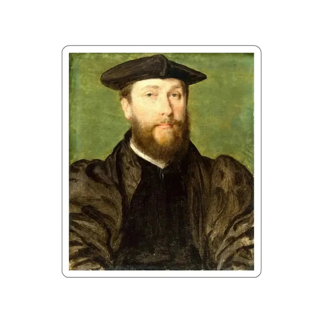 CORNEILLE de Lyon - Portrait of a Man (Artwork) STICKER Vinyl Die-Cut Decal - The Sticker Space