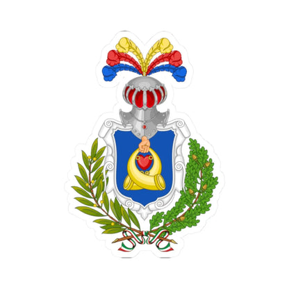 Corneliano dAlba-Stemma (Italy) (Coat of Arms) STICKER Vinyl Kiss-Cut Decal 2 Inch White - The Sticker Space