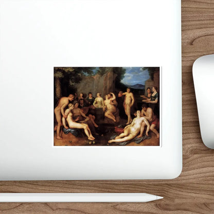 SKU:13387370475969327284 Sticker types:White Shape:Die-Cut Sizes:5" × 5"