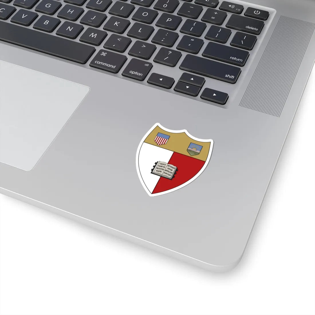 Cornell Shield Heraldic (United States) (Coat of Arms) STICKER Vinyl Kiss-Cut Decal - The Sticker Space