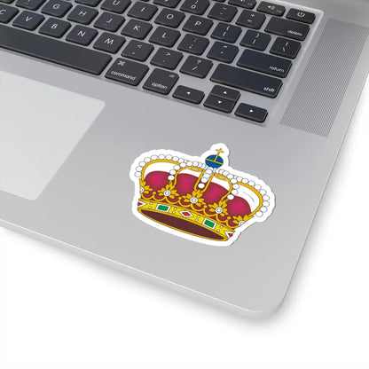 Coroa Real Fechada - barrete purpúreo (Portugal) (Coat of Arms) STICKER Vinyl Kiss-Cut Decal - The Sticker Space