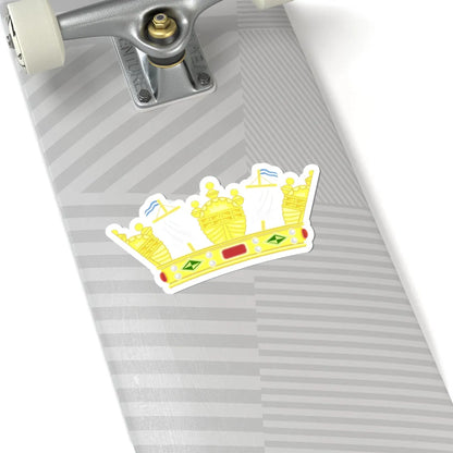 Corona Armada Argentina (Argentina) (Coat of Arms) STICKER Vinyl Kiss-Cut Decal - The Sticker Space