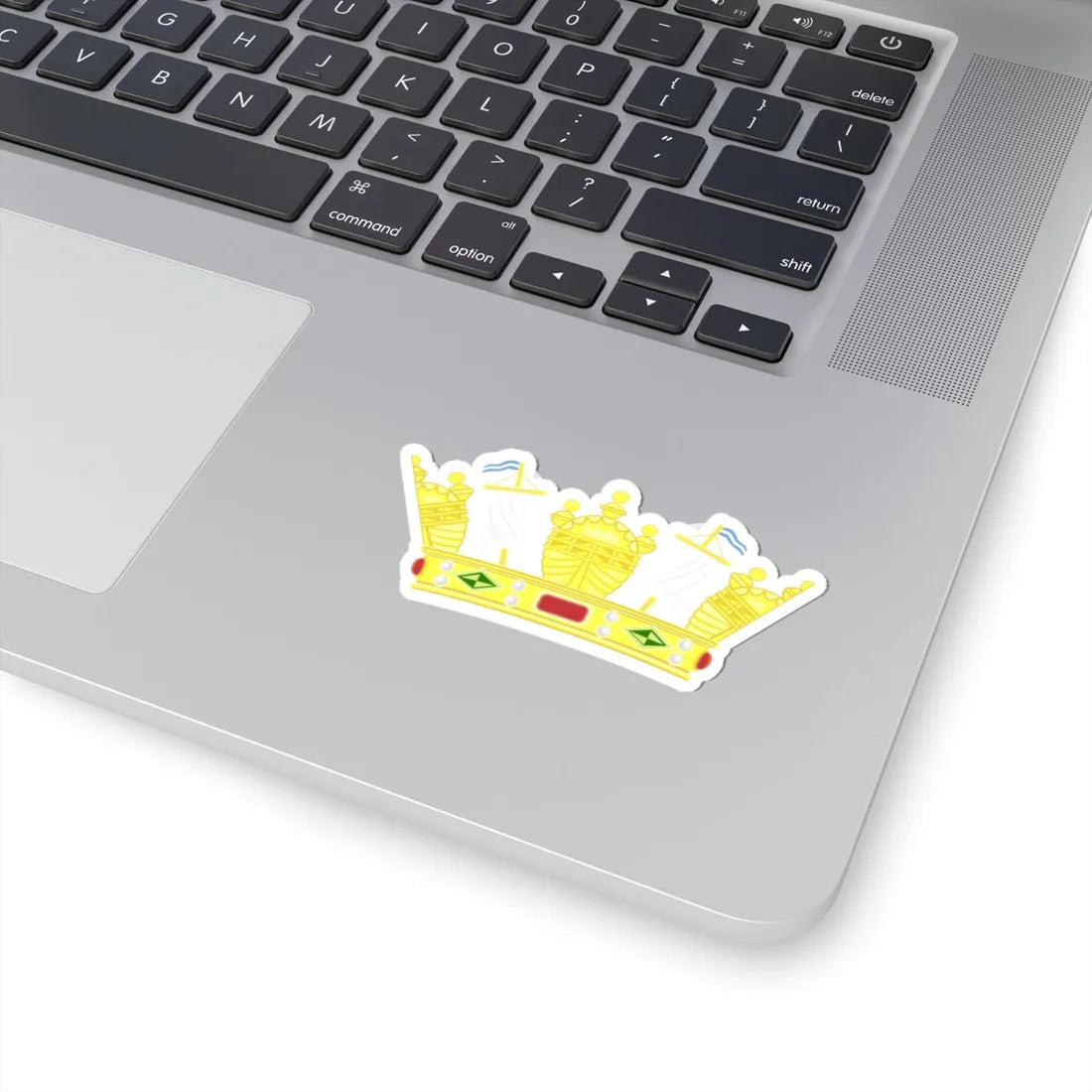 Corona Armada Argentina (Argentina) (Coat of Arms) STICKER Vinyl Kiss-Cut Decal - The Sticker Space