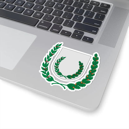 Corona de laurel y roble. Int - ext (Spain) (Coat of Arms) STICKER Vinyl Kiss-Cut Decal - The Sticker Space