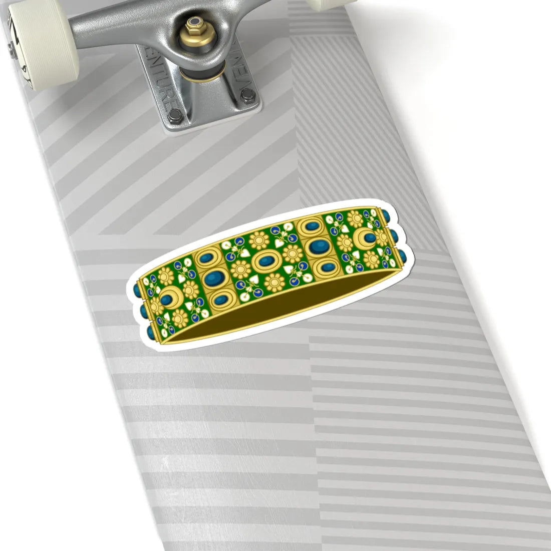 Corona ferrea monza heraldry (Italy) (Coat of Arms) STICKER Vinyl Kiss-Cut Decal - The Sticker Space