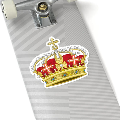 Corona Reale italiana (Italy) (Coat of Arms) STICKER Vinyl Kiss-Cut Decal - The Sticker Space