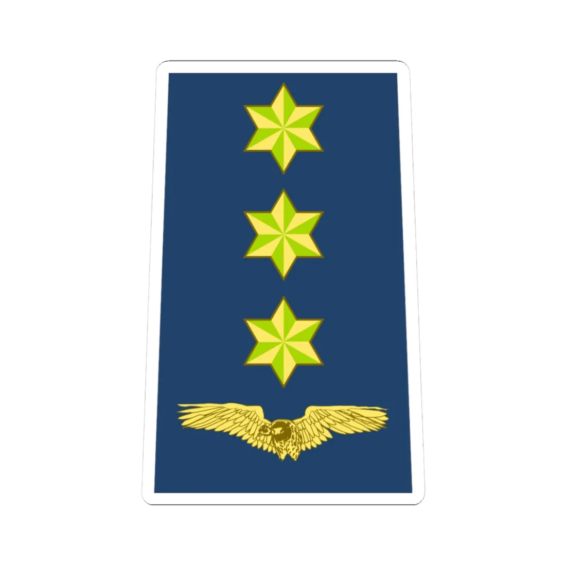 CoronelFAB (Bolivia) (Military Rank) STICKER Vinyl Kiss-Cut Decal 3 Inch White - The Sticker Space