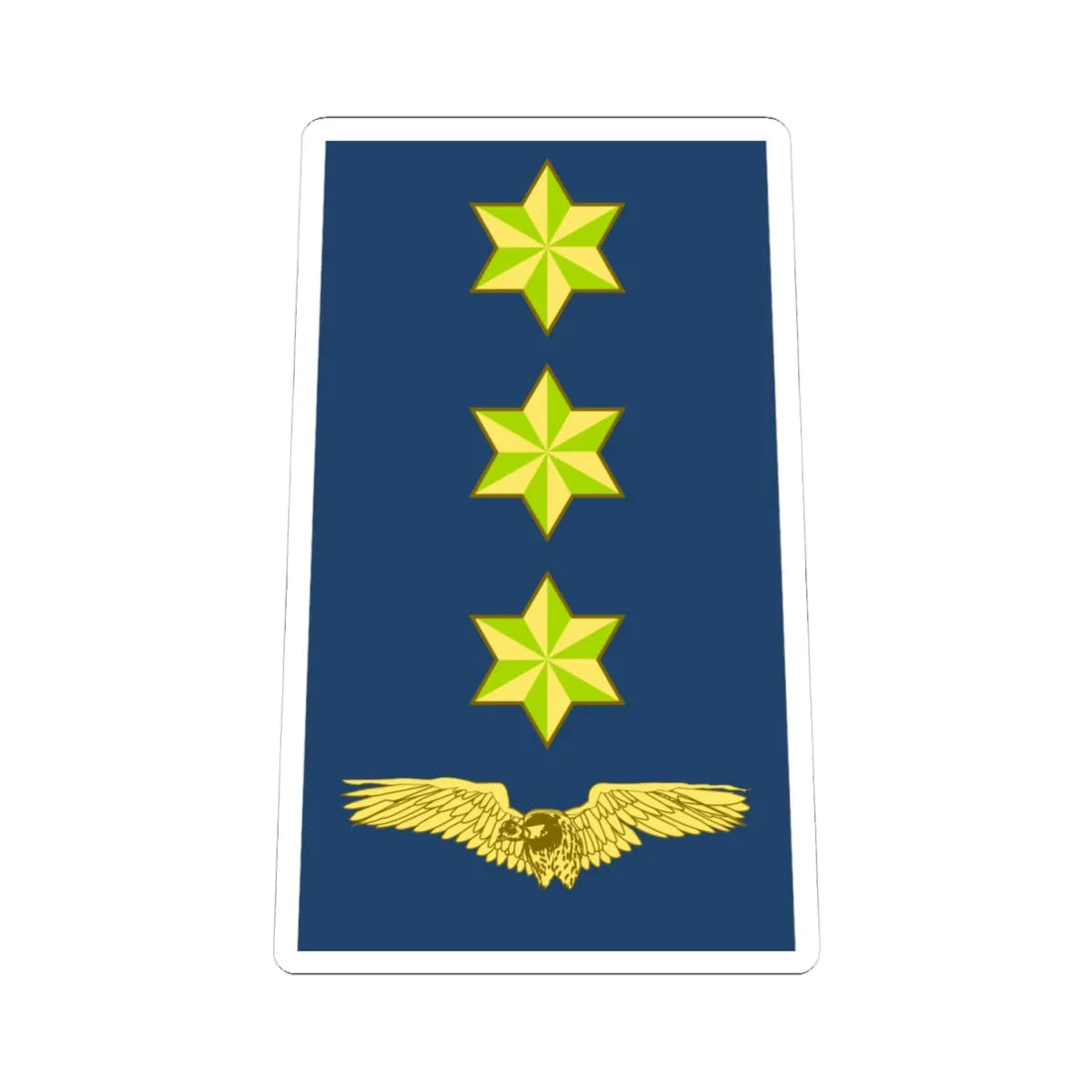 CoronelFAB (Bolivia) (Military Rank) STICKER Vinyl Kiss-Cut Decal 4 Inch White - The Sticker Space