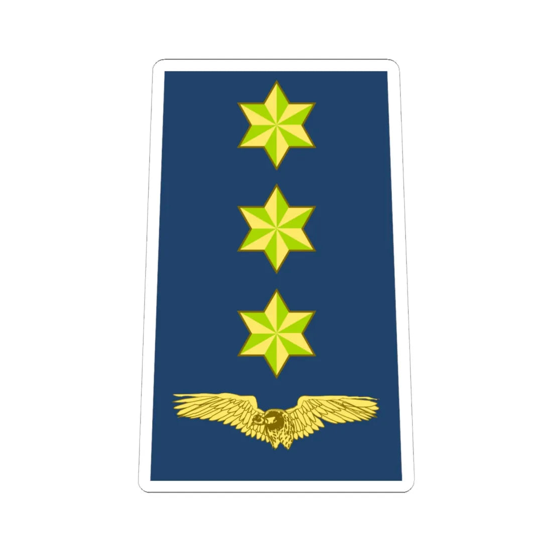 CoronelFAB (Bolivia) (Military Rank) STICKER Vinyl Kiss-Cut Decal 6 Inch White - The Sticker Space
