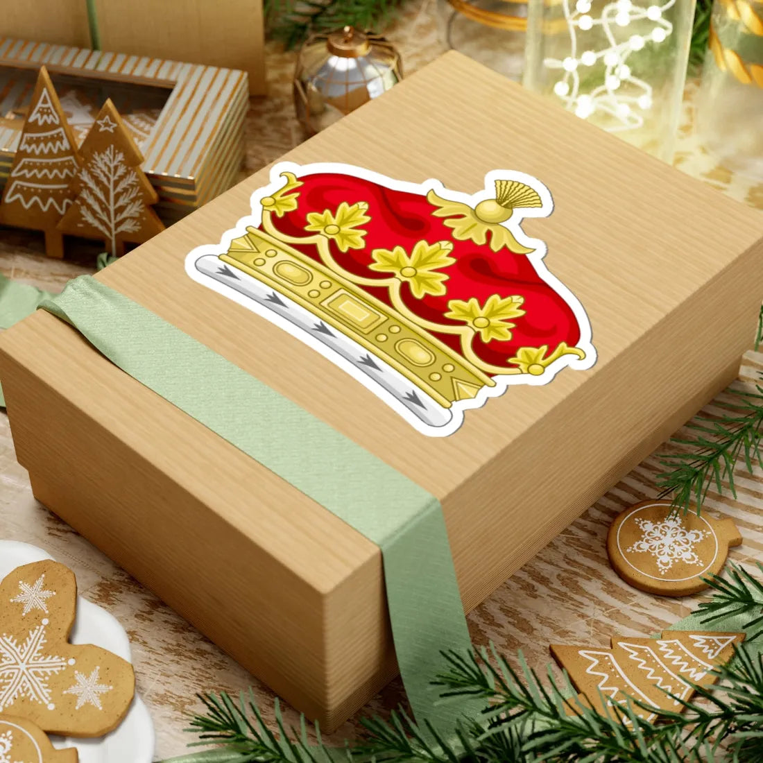 Coronet of a British Duke (United Kingdom) (Coat of Arms) STICKER Vinyl Kiss-Cut Decal - The Sticker Space