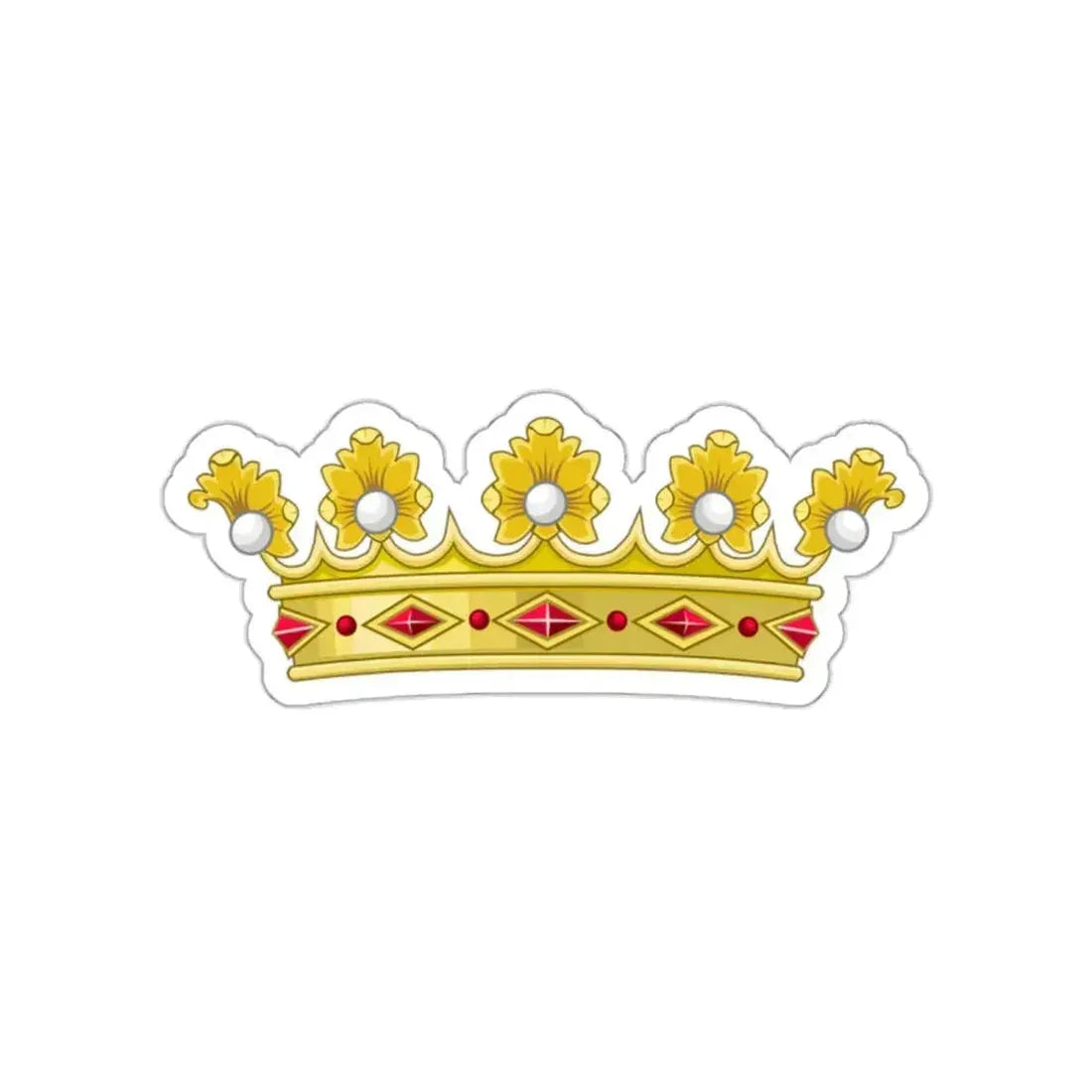 Coronet of a Duke - Kingdom of Portugal STICKER Vinyl Die-Cut Decal 2 Inch - The Sticker Space