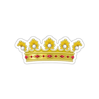 Coronet of a Duke - Kingdom of Portugal STICKER Vinyl Die-Cut Decal 3 Inch - The Sticker Space