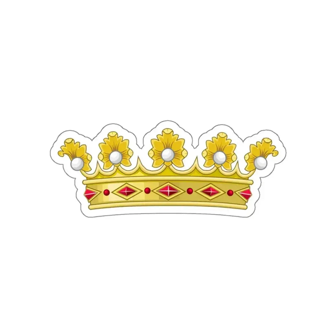 Coronet of a Duke - Kingdom of Portugal STICKER Vinyl Die-Cut Decal 4 Inch - The Sticker Space