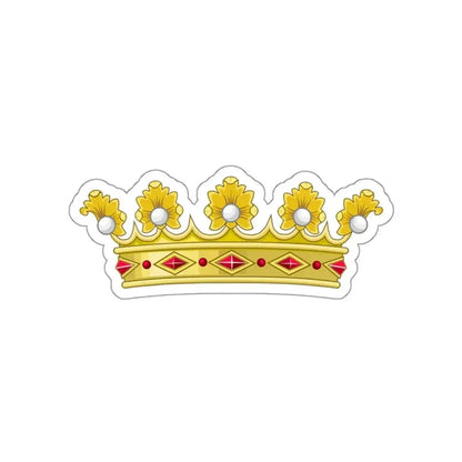 Coronet of a Duke - Kingdom of Portugal STICKER Vinyl Die-Cut Decal - The Sticker Space