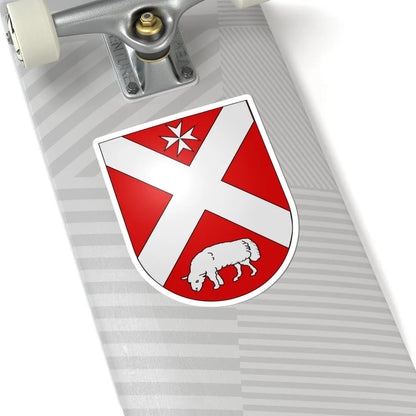 Corpataux-Magnedens-coat of arms (Switzerland) (Coat of Arms) STICKER Vinyl Kiss-Cut Decal - The Sticker Space