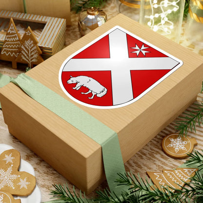 Corpataux-Magnedens-coat of arms (Switzerland) (Coat of Arms) STICKER Vinyl Kiss-Cut Decal - The Sticker Space