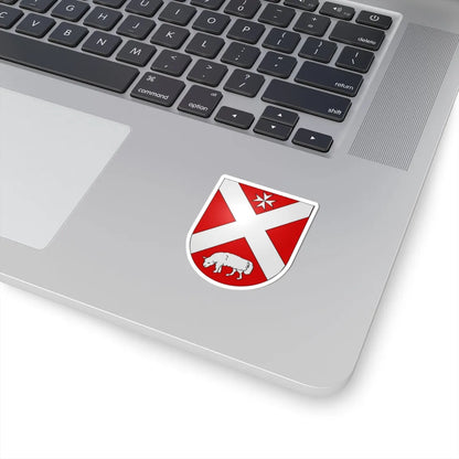 Corpataux-Magnedens-coat of arms (Switzerland) (Coat of Arms) STICKER Vinyl Kiss-Cut Decal - The Sticker Space