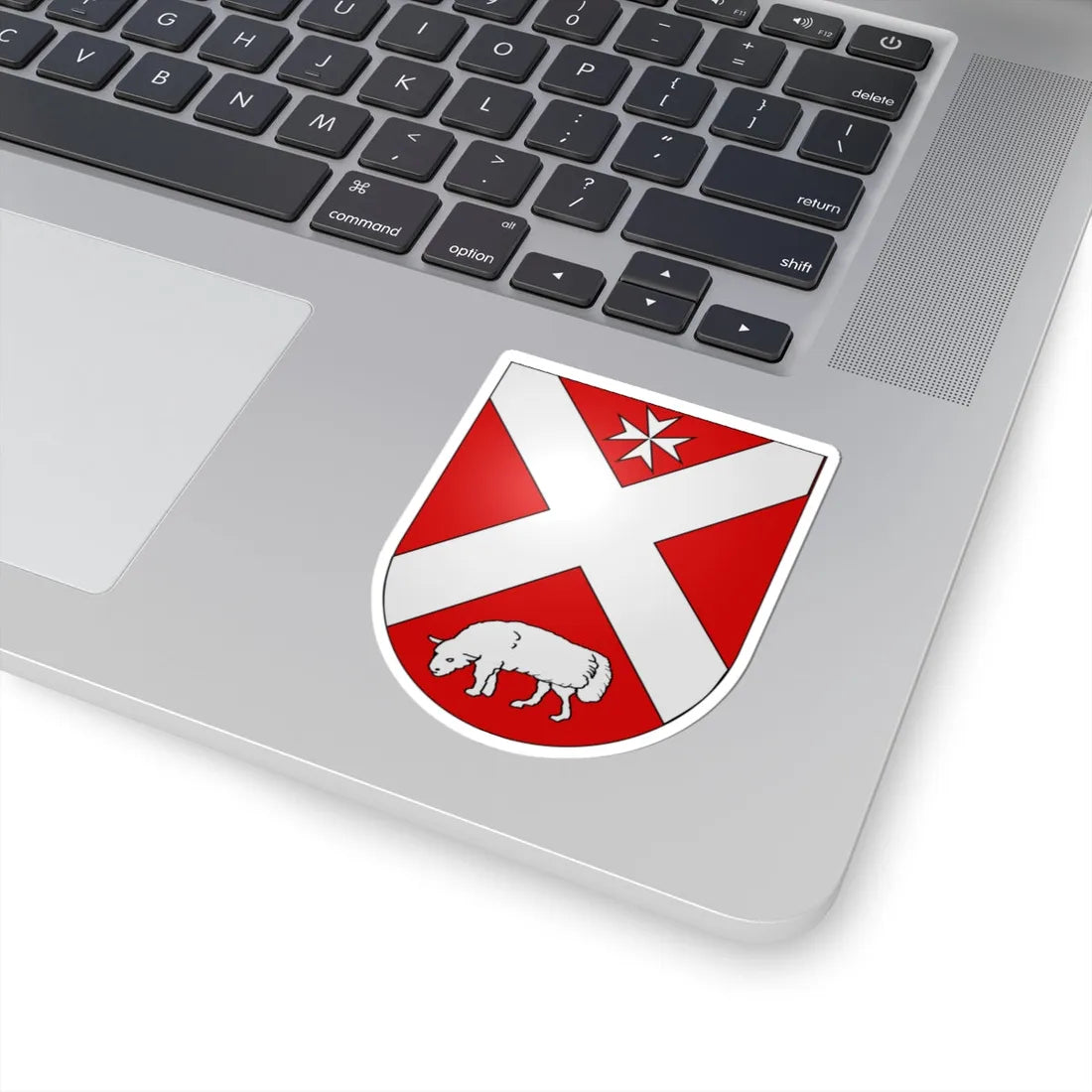 Corpataux-Magnedens-coat of arms (Switzerland) (Coat of Arms) STICKER Vinyl Kiss-Cut Decal - The Sticker Space