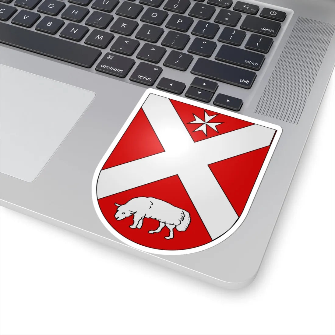 Corpataux-Magnedens-coat of arms (Switzerland) (Coat of Arms) STICKER Vinyl Kiss-Cut Decal - The Sticker Space