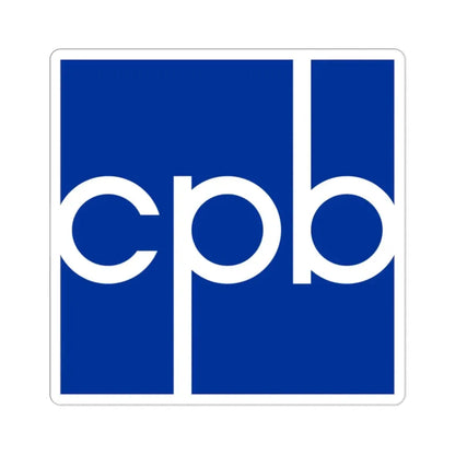 Corporation for Public Broadcasting STICKER Vinyl Die-Cut Decal - The Sticker Space